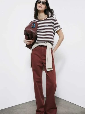 Proste dżinsy z wysokim stanem PATRIZIA PEPE