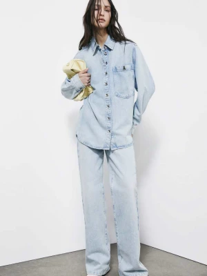 Proste dżinsy z wysokim stanem PATRIZIA PEPE