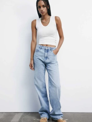 Proste dżinsy z wysokim stanem PATRIZIA PEPE