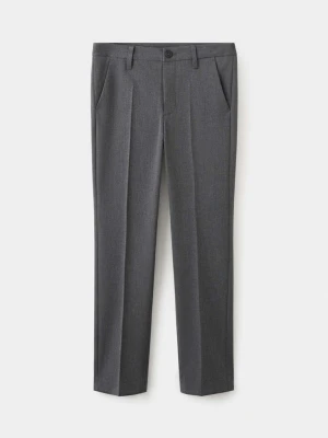 Proste, garniturowe spodnie antracytowy - Dzieci - - MANGO KIDS
