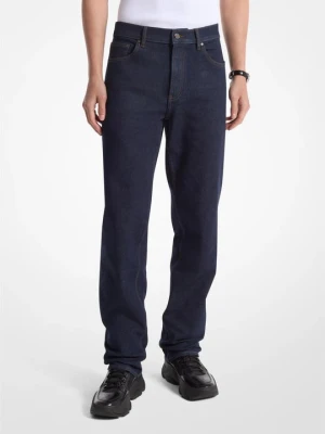 Proste jeansy Finn z elastycznego denimu Michael Kors PŁUKANY (Niebieski)