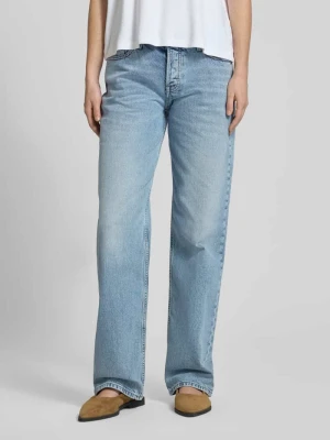 Proste jeansy o kroju straight fit z mieszanki bawełny model 'SOPHIE' Tommy Jeans