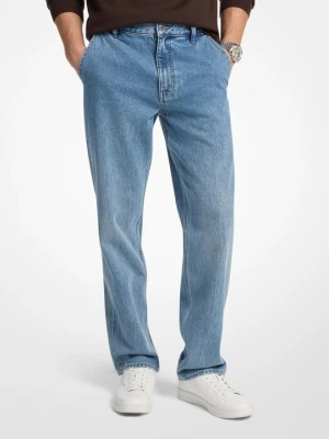 Proste jeansy z elastycznego denimu Finn Michael Kors