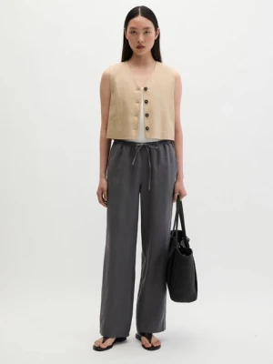 Proste lniane spodnie Marc O'Polo