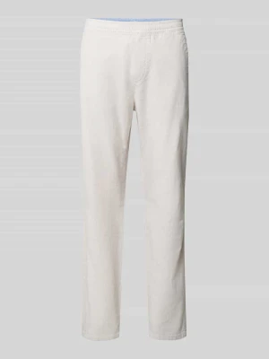 Proste spodnie z mieszanki lnu i bawełny Tom Tailor