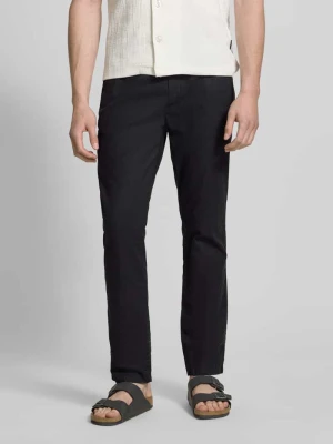 Proste spodnie z mieszanki lnu i bawełny Tom Tailor