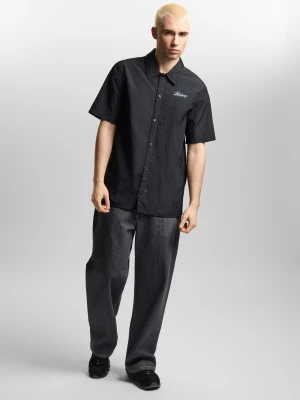 Prosto Sport koszula regular męska czarna Klasyk