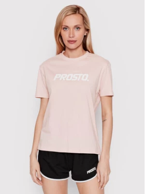 PROSTO. T-Shirt KLASYK Clazzy 1012 Różowy Regular Fit