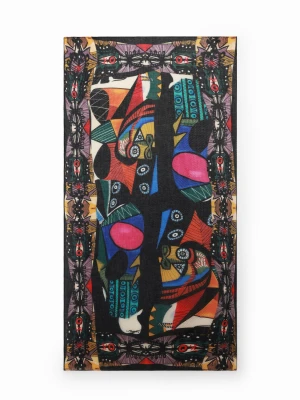 Prostokątna chusta M. Christian Lacroix Desigual