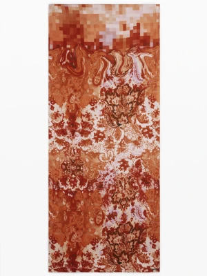 Prostokątna chusta paisley Desigual