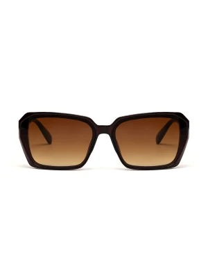 Prostokątne okulary przeciwsłoneczne z bogato zdobionymi oprawkami Top Secret