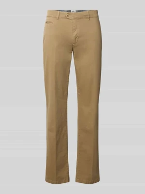 Prosty spodnie z mieszanka wiskozy model 'Everest' BRAX Camel