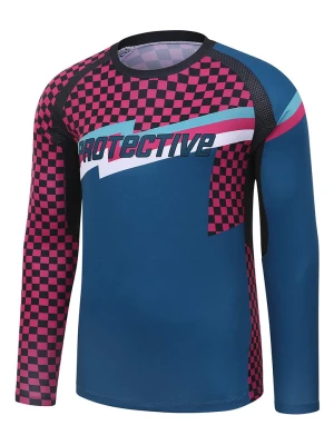 Protective Koszulka funkcyjna "King of vert" w kolorze różowo-morskim rozmiar: M