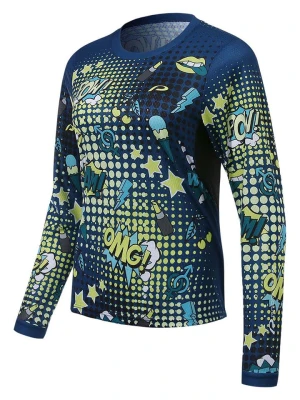 Protective Koszulka kolarska "Bang" w kolorze zielono-niebieskim rozmiar: 38