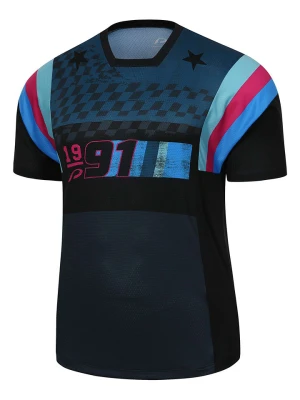 Protective Koszulka kolarska "Beat the Rush" w kolorze morskim rozmiar: L