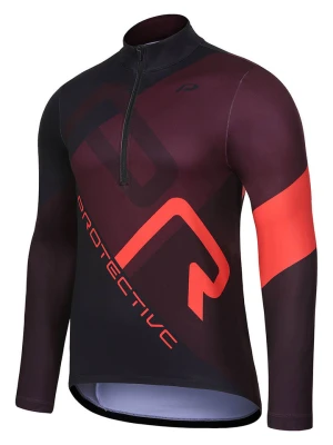 Protective Koszulka kolarska "Henry Lee" w kolorze czerwono-czarnym rozmiar: 3XL