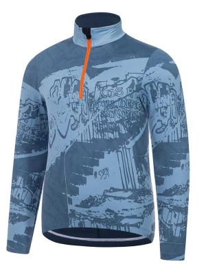 Protective Koszulka kolarska "Its Yours" w kolorze niebieskim rozmiar: L