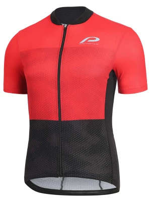 Protective Koszulka kolarska "Transform" w kolorze czerwono-czarnym rozmiar: M