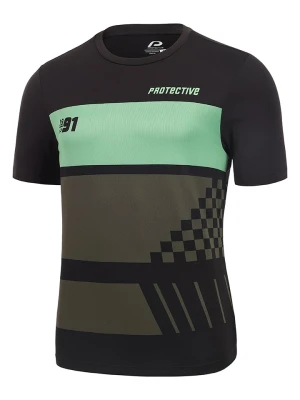 Protective Koszulka kolarska "Watch Gator" w kolorze oliwkowo-czarnym rozmiar: L