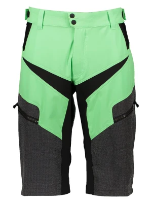 Protective Szorty kolarskie "Life is Wild" w kolorze zielono-czarnym rozmiar: XXL