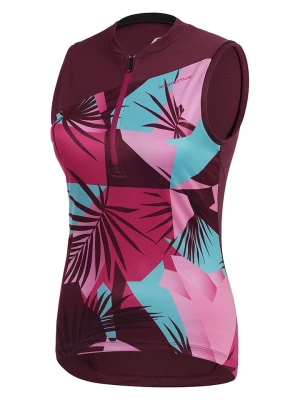 Protective Top kolarski "Berry Island" w kolorze bordowym rozmiar: 48