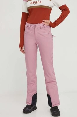 Protest spodnie Kensington damskie kolor różowy