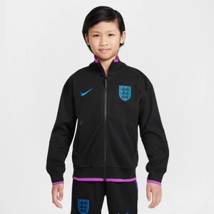 Przedmeczowa bluza piłkarska dla dużych dzieci Nike Dri-FIT Anglia Academy Pro (wersja wyjazdowa) - Czerń