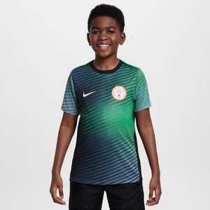 Przedmeczowa koszulka piłkarska dla dużych dzieci Nike Dri-FIT Nigeria Academy Pro - Szary