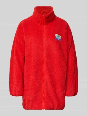 Przeskalowana kurtka teddy ze stójką model 'HOKTOWN' American vintage