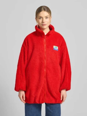 Przeskalowana kurtka teddy ze stójką model 'HOKTOWN' American vintage