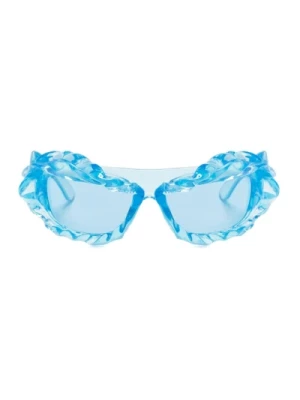 Przezroczyste niebieskie okulary przeciwsłoneczne Ottolinger