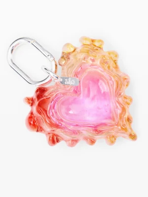 Przezroczysty charms kot Desigual czerwony