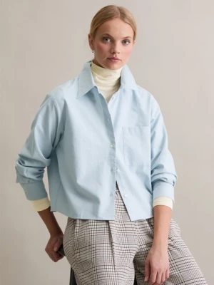 Przycięta bluzka oxford Marc O'Polo