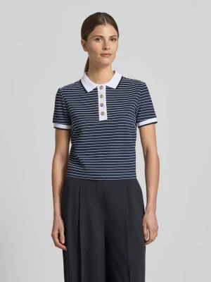 Przycięty polo z mieszanki wiskozy model 'ALPHONSINE' Guess