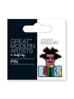 Przypinka do klapy, Basquiat Great Modern Artists by Andy Tuohy