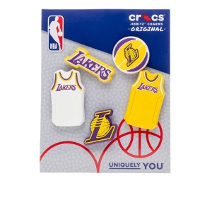 Przypinki Crocs Jibbitz NBA Los Angeles Lakers 5P 10011275 - multikolor