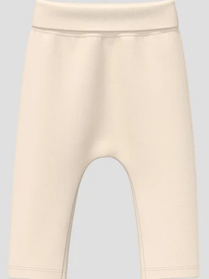 Przytulne legginsy unisex ze ściągaczem w pasie s.Oliver beżowy