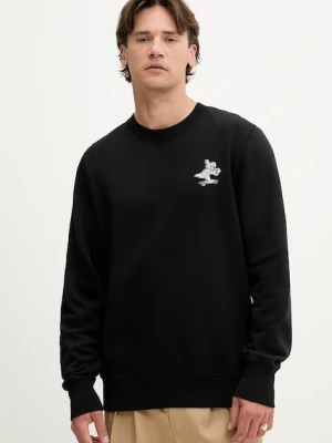 PS Paul Smith bluza bawełniana męska kolor czarny z nadrukiem M2R-668U-TP5251