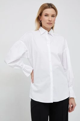 PS Paul Smith koszula damska kolor biały relaxed z kołnierzykiem klasycznym