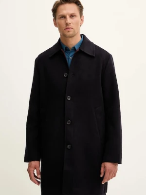PS Paul Smith płaszcz z wełną kolor granatowy M2R-667Z-T22484