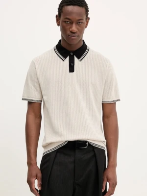 PS Paul Smith polo męski kolor beżowy M2R-465Z-T22435