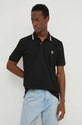 PS Paul Smith polo męski kolor czarny gładki M2R.151LE.M21511