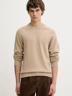 PS Paul Smith sweter wełniany męski kolor beżowy lekki M2R-487Z-T22514