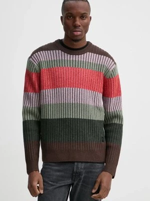 PS Paul Smith sweter wełniany męski kolor brązowy M2R.314Z.P22301