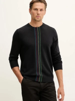 PS Paul Smith sweter z domieszką wełny męski kolor czarny lekki M2R-491Z-T22513
