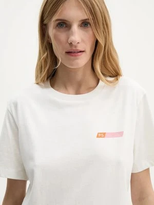 PS Paul Smith t-shirt bawełniany damski kolor beżowy W2R.232V.N21154