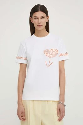 PS Paul Smith t-shirt bawełniany damski kolor biały