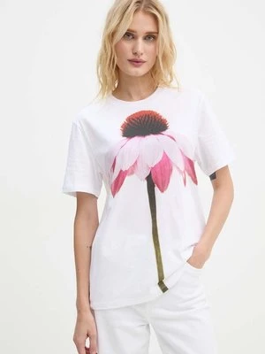 Zdjęcie produktu PS Paul Smith t-shirt bawełniany damski kolor biały W2R.232V.NP4837