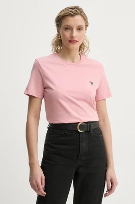 PS Paul Smith t-shirt bawełniany kolor różowy