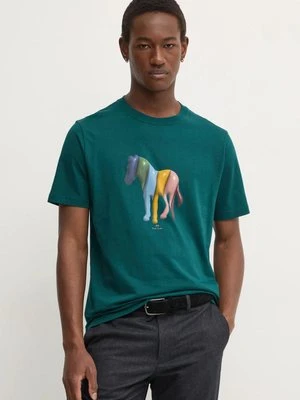 PS Paul Smith t-shirt bawełniany męski z nadrukiem M2R.011R.NP4806